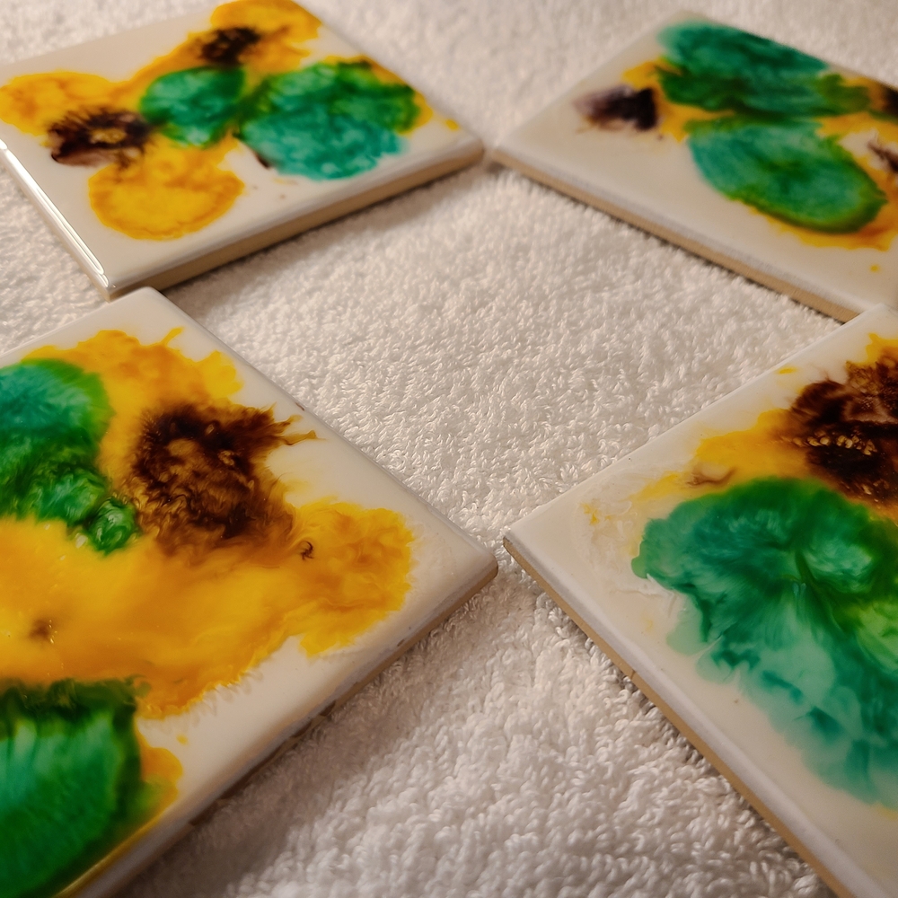 Colorful Abstract Coasters - Picture 7 of 11